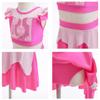 NEWEPIE Aurora Princess Two-Piece Tankini Swimsuit for Baby Girls Bathing Suits Ruffles Swimwear Surf Beach Summer Swimming Bikini Set 18-24M view 4