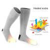 Heated Socks for Men and Women, Long Lasting 4-5 Hours Heating Thermal Warm Socks for Winter, Camping, Hiking, Fishing, Skiing, Foot Warmer, 4.5V view 2