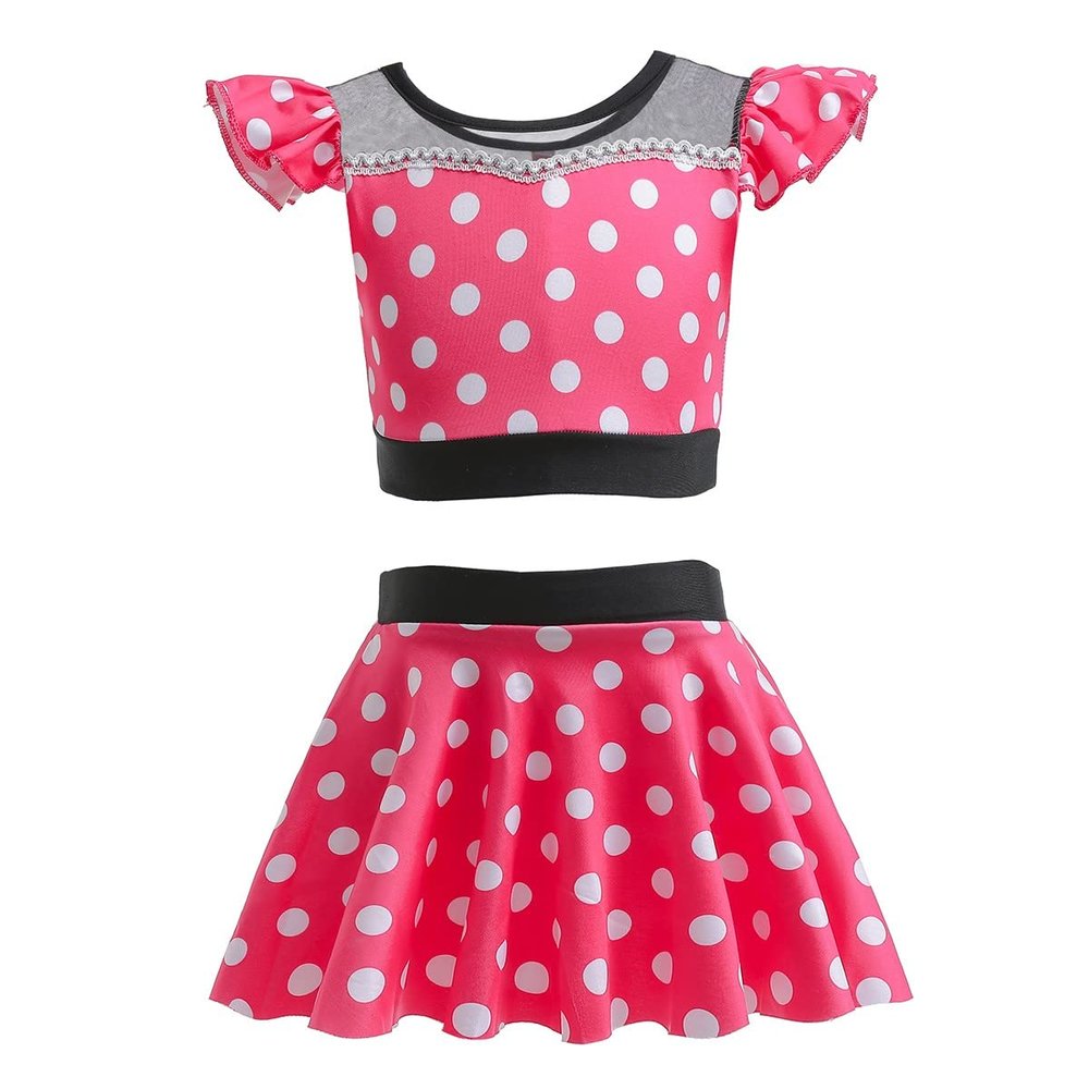 NEWEPIE Princess Two-Piece Tankini Swimsuit for Baby Girls Bathing Suits Ruffles Swimwear Surf Beach Summer Swimming Bikini Set 2-3T