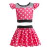 NEWEPIE Princess Two-Piece Tankini Swimsuit for Baby Girls Bathing Suits Ruffles Swimwear Surf Beach Summer Swimming Bikini Set 2-3T view 1