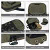 Tactical Hydration Pouch with Inner Bladder Water Bag Laser Cut MOLLE Hydration Pouch for Hiking Biking Running and Climbing (E:Ranger Green) view 3