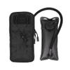 Tactical Hydration Pouch with Inner Bladder Water Bag Laser Cut MOLLE Hydration Pouch for Hiking Biking Running and Climbing (C:Black) view 1