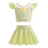 NEWEPIE Flower Fairy Princess Two-Piece Tankini Swimsuit for Baby Girls Swimwear Surf Beach Summer Swimming Bikini Set 18-24M view 1
