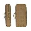 Tactical Hydration Pouch with Inner Bladder Water Bag Laser Cut MOLLE Hydration Pouch for Hiking Biking Running and Climbing (D:Coyote Brown) view 2