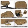 Tactical Hydration Pouch with Inner Bladder Water Bag Laser Cut MOLLE Hydration Pouch for Hiking Biking Running and Climbing (D:Coyote Brown) view 3