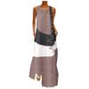 Long Dress for Women Summer Casual Plus Size Color Block Sleeveless Maxi Dresses with Pockets Khaki view 1