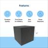 ENVIROLITE 6" Bulk Foam Cubes - Premium Quality Foam Cubes for Foam Pits | for BMX Pits, Trampoline Parks, Ninja Gyms, Gymnastics & Skatepark Foam Pits | 64 Foam Cubes, Charcoal view 2