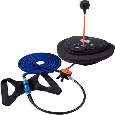 DGLUYUDV Diving Ventilator, 5,5H Rechargeable Scuba Diving System,Waterproof Air Compressor with 39ft Hose & Diving Breathing Regulator Scuba Diving System for Recreational Diving Fishing
