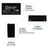 Mighty Max Battery 6V 12AH F2 Replacement Battery for Hubbell HP1250-4 Pack view 2