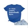 5X-Large Royal Mens Sorry Can't Baseball Bye Funny Mom T-Shirt view 1