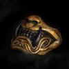 Half Face Samurai Mask Oni Mempo Japanese Ronin Demon NOH for Airsoft Paintball BB Gun Motorcycle Gold Joker KKD KK33 view 3