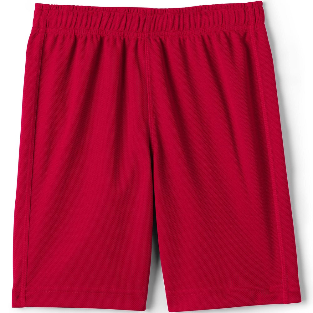 Lands' End Uniform Boys Mesh Short Red Kids XX-Large