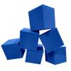 ENVIROLITE 6" Bulk Foam Cubes - Premium Quality Foam Cubes for Foam Pits | for BMX Pits, Trampoline Parks, Ninja Gyms, Gymnastics & Skatepark Foam Pits | 64 Foam Cubes, Blue view 1