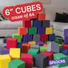 ENVIROLITE 8" Bulk Foam Cubes - Premium Quality Foam Cubes for Foam Pits | for BMX Pits, Trampoline Parks, Ninja Gyms, Gymnastics & Skatepark Foam Pits | 27 Foam Cubes, Kelly Green view 2