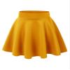 MBJ WB211 Women's Basic Versatile Stretchy Flared Skater Skirt for Girl XXXL Mustard view 1