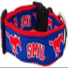 College Dog Collar (Medium, SMU) view 1