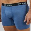 32 Degrees COOL Mens 4-PACK Quick Dry Performance Boxer Brief With Comfort Elastic Waistband, Black/Blue/Denim/Charcoal, Small view 3
