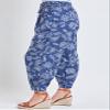 Royalty For Me Womens Casual Summer High Rise Linen Jogger Pants with Pleated Hem,FL009,XL view 3