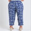 Royalty For Me Womens Casual Summer High Rise Linen Jogger Pants with Pleated Hem,FL009,XL view 4