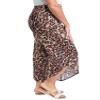 Royalty For Me Womens Casual Summer Boho Beach High Rise Curve Hem Linen Pant,AN010,L view 2