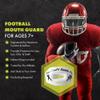 DAMAGE CONTROL Youth Football Mouth Guard  Breathable No Boil Mouthpiece, Protects Lips & Teeth, Works with Braces, Includes Helmet Strap  Sports Gear & Accessories (You Can't Guard Me) view 2
