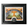 Tennessee Volunteers 9" x 11" Photo Frame with Custom Print and A Minted Medallion Coin view 1