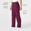 WonderWink W123 Unisex Multi-Cargo Scrub Pant - Wine, 4X view 2