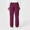 WonderWink W123 Unisex Multi-Cargo Scrub Pant - Wine, 4X view 3
