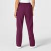 WonderWink W123 Unisex Multi-Cargo Scrub Pant - Wine, 4X view 4