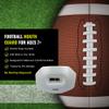 DAMAGE CONTROL Youth Football Mouth Guard  Breathable No Boil Mouthpiece, Protects Lips & Teeth, Works with Braces, Includes Helmet Strap  Sports Gear & Accessories (White) view 4