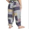 Royalty For Me Womens Drawstring Casual Summer Boho Beach Mid-Rise Rayon Jogger Pant with Pleated Hem,PW004,M view 4
