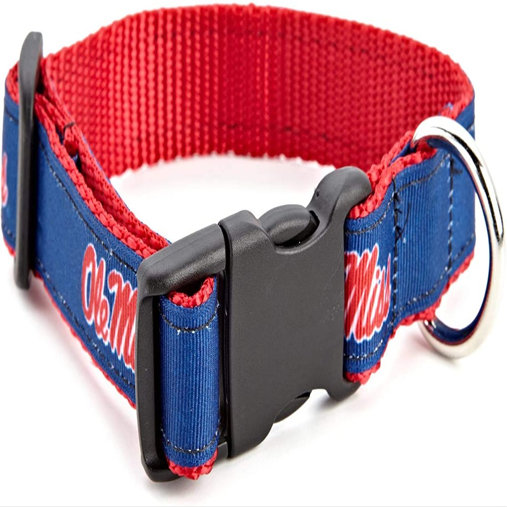 College Dog Collar (Extra Small, Ole Miss)