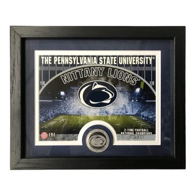 Penn State 9" x 11" Photo Frame with Custom Print and A Minted Medallion Coin