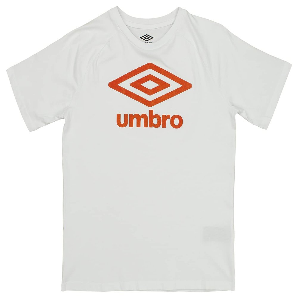 Umbro Boy's Youth (8-18) Logo Short Sleeve Tee, White Large (14-16)