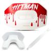 DAMAGE CONTROL Youth Football Mouth Guard  Breathable No Boil Mouthpiece, Protects Lips & Teeth, Works with Braces, Includes Helmet Strap  Sports Gear & Accessories (Hitman) view 1