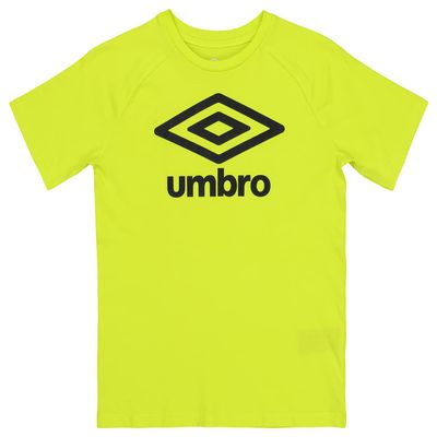 Umbro Boy's Youth (8-18) Logo Short Sleeve Tee, Sulphur Spring Medium (10-12)