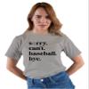 XX-Large Oxford Mens Sorry Can't Baseball Bye Funny Mom T-Shirt view 2