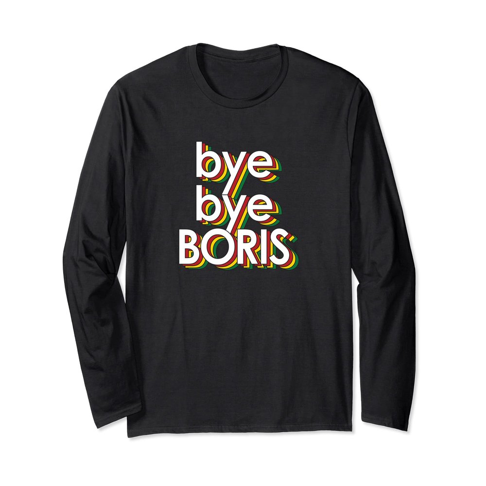 Prime Minister of UK, Boris Johnson, BoJo on the Go Long Sleeve T-Shirt