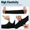 HCHES 1 Pair Sun Protection Arm Guard Sleeve Arm Guard Ice Silk Cover Sleeve Protection Riding and Driving Thin Mens,1 Pair(no finger) pk,1 size for 70,200kg view 2