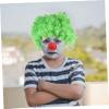 Afro Wig Human Hair Afro Curly Wig Rainbow Clown s for Adults Kids s Boys Mermaid Hair Accessories Adult Clown Costume for Women Human Hair Afro Apparel Prom Miss view 4