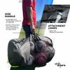 LETS Sports Soccer Ball Bag for Basketball, Volleyball & Football | Large Drawstring Ball Bags Mesh | Heavy-Duty Soccer Ball Bags for Coaches | Equipment Bag w/Shoulder Strap | 37" x 17" - Grey Black view 4