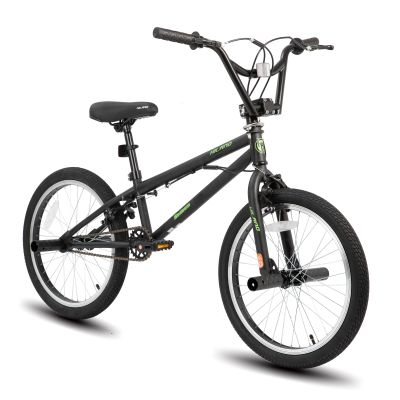 HH HILAND 20 inch Kids BMX Bicycle for Boys Girls Age 5-12 Years Old, 360 Degree Gyro & 4 Pegs, Kids Bike for Beginner-Level to Advanced Riders, Black