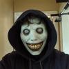 Scary Halloween Mask Smiling Demons Horror Scariest Creepy White Masks with Eye for Cosplay view 3