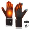 Savior Heated Glove Liners,Electric Heated Thin Gloves with Remaining Power Display,Rechargeable Hand Warmers,Suitable for Winter Driving,Typing,Running view 1