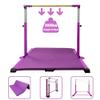 GBVUGY Gymnastics Kip Bar with Mat for Home Indoor Training,Horizontal Bar for Kids Girls Junior,Adjustable Arms from 3' - 5' Gym Equipment,1-4 Levels,300lbs Weight Capacity view 1