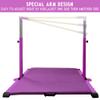 GBVUGY Gymnastics Kip Bar with Mat for Home Indoor Training,Horizontal Bar for Kids Girls Junior,Adjustable Arms from 3' - 5' Gym Equipment,1-4 Levels,300lbs Weight Capacity view 4