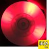 Luminescent Roller Blade Wheels 76mm/80mm ABEC-9 Bearings for Indoor & Outdoor Use - 4-Pack (Red, 80mm) view 3