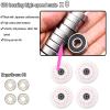Luminescent Roller Blade Wheels 76mm/80mm ABEC-9 Bearings for Indoor & Outdoor Use - 4-Pack (Red, 80mm) view 4