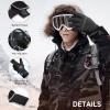 Savior Heated Glove Liners,Electric Heated Thin Gloves with Remaining Power Display,Rechargeable Hand Warmers,Suitable for Winter Driving,Typing,Running view 4