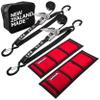 The Ultimate Stainless Steel Rear Transom Tie Down Kit - Made in NZ - Perfect for Trailered Boats, Jetskis & PWCs - 2,400lbs Break Strength view 1